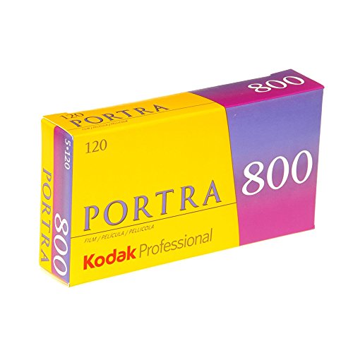 4x5 10枚 ブローニー120フィルムの5本セットです。 ISO800 ニュートラルな人肌再現と細かい微粒子、中庸な色飽和度が特徴です。