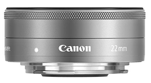 Canon 単焦点広角レンズ EF-M22mm F2 STM シルバー ミラーレス一眼対応 EF-M222STMSL