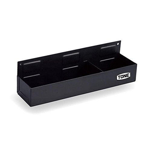 用途:スプレー缶の収納、ドライバー立てにも利用可能(使用不可のドライバーも有り) 外観寸法:幅310mm*奥行86mm*高さ90mm 質量:0.95kg カラー:ブラック 耐荷重:20N(2.0kgf