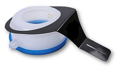 コアドリル 用 水 処理 パッド 固定金具 付き 樹脂 製 外径 155mm 穴径 84mm 高さ 60mm 内径 拡大 可能 手持ち 電気ドリル でのコア抜き 作業にぴったり。 エアコン壁穴、基礎抜