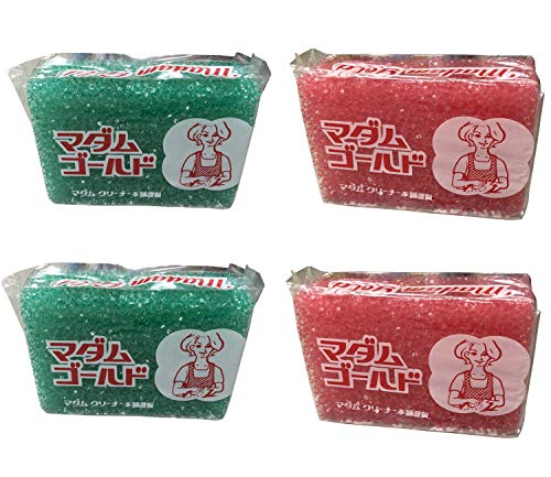 驚くほどへたらず、水切れも抜群！台所スポンジのロングセラー商品です。 本体サイズ（1個あたり）：10.5*7.5*4cm 耐熱温度：約60度 日本製 本体重量：約13ｇ（1個あたり）