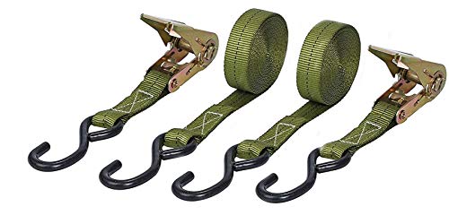 4m 【KOKITEA荷締めベルト】ラッシングベルト、タイダウンベルト、ラチェットベルト、荷締めベルト、フックベルト、ラチェット式ロープ、引越し用ベルトなど呼ばれています 【用途】バンやワンボックスカ