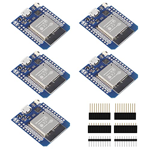 ACEIRMC D1 Mini NodeMCU ESP32 ESP-WROOM-32 IoT 開発ボード 5V for Arduino対応 (5個)
