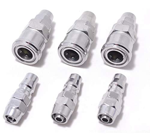 SP+PP20 内径5ミリ用 3組 エアーホース取り付け用カプラー 【オス・メス3組セット】 最大使用圧力1.5MPa エアーホース取り付け用カプラー 【オス・メス3組セット】 最大使用圧力1.5MP