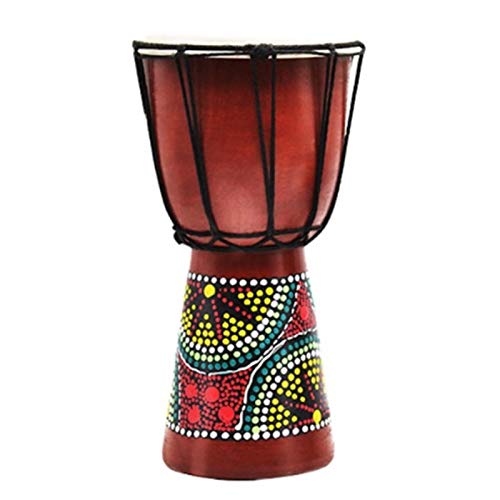 KINOKINO ジャンベ アフリカン ドラム 民族 楽器 打楽器 パーカッション (ランダム 約14cm)