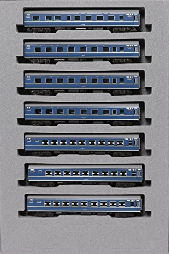 KATO Nゲージ 20系寝台特急 あさかぜ 初期編成 7両増結セット 10-1726 鉄道模型 客車 青
