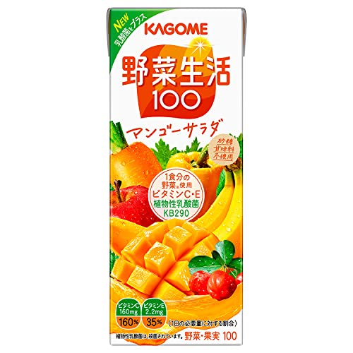 カゴメ 野菜生活100 マンゴーサラダ 200ml*24本