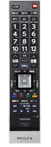 東芝 液晶テレビ リモコン CT-90442 75036502