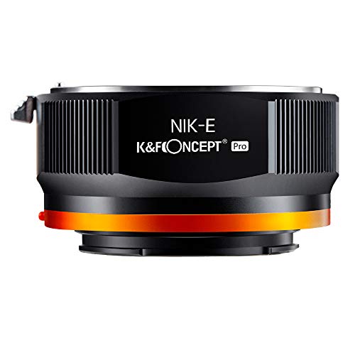 K & F Concept マウントアダプター NIKON Fレンズ-SONY NEX Eカメラ装着 PRO？ 艶消し仕上げ 反射防止 無限遠実現 M11105 メーカー直営店