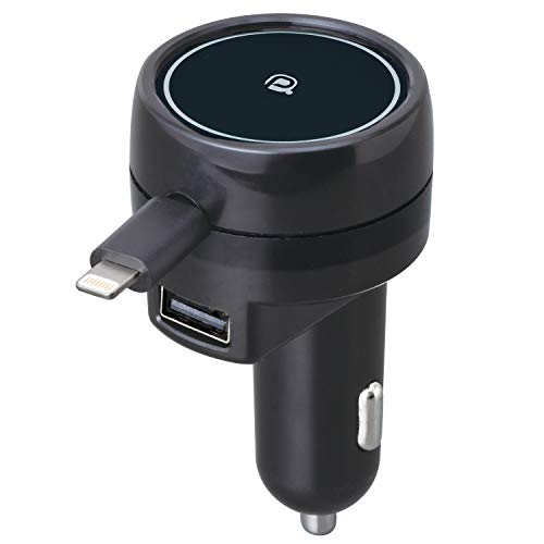セイワ(SEIWA) カーチャージャー 車載充電器 ライトニングケーブル USBポート1口 TYPE-A AL358 リールチャージャーmini iPhone/iPad対応