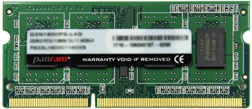 ＊最安挑戦＊CFD販売 ノートPC用 メモリ PC-12800(DDR3-1600) 4GB*1枚 1.5V対応 204pin SO-DIMM (無期限保証)(Panram)D3N1600PS-4G