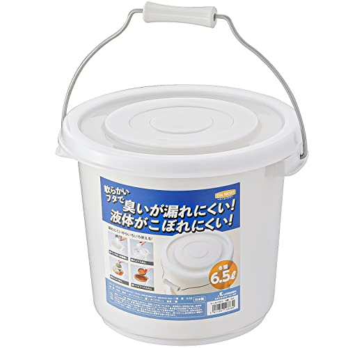 ＊最安挑戦＊リス シール バケツ グレー 6型 (6.5L) 『臭いが漏れにくい 液体がこぼれにくい』 日本製