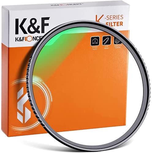 ＊最安挑戦＊K & F Concept MC UVフィルター 62mm 保護フィルター 99% 透過率 紫外線カット 光学ガラス 多層コーティング 薄枠 レンズフィ