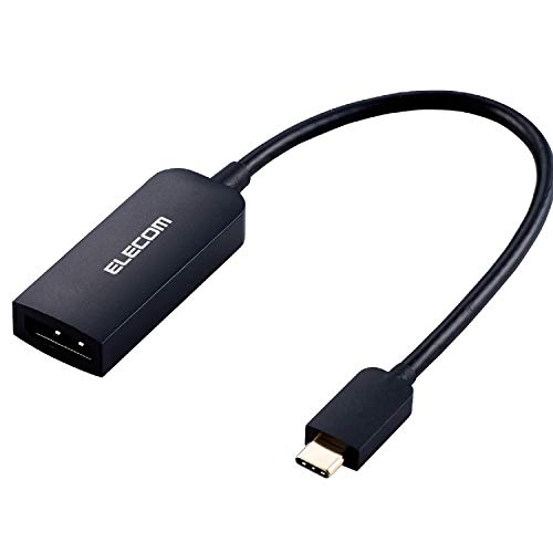 ＊最安挑戦＊エレコム USB-C DisplayPort 変換 ( USB C to DisplayPort ) 0.15m 変換アダプタ ブラック AD-CDPBK2