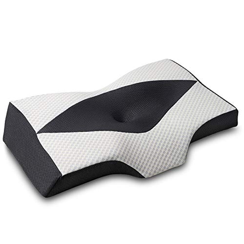 ＊最安挑戦＊MyeFoam 枕 安眠 肩がラク 低反発 まくら 中空設計 頭・肩をやさしく支える 低反発枕 仰向き 横向き プレゼント 洗える 灰色