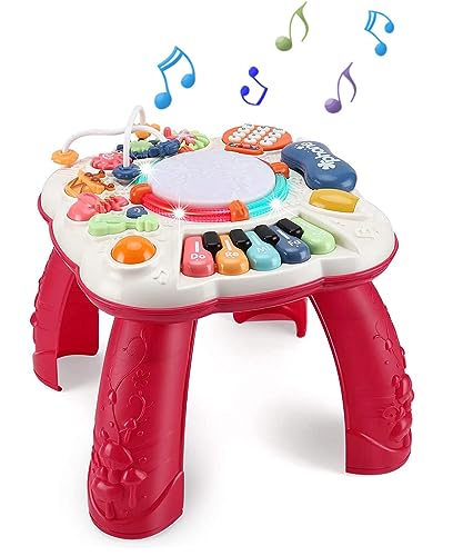 ＊最安挑戦＊SUPREAL ミュージカルテーブルおもちゃ アクティビティテーブルのおもちゃを学び ピアノ おもちゃ おしゃべり電話 知育おも