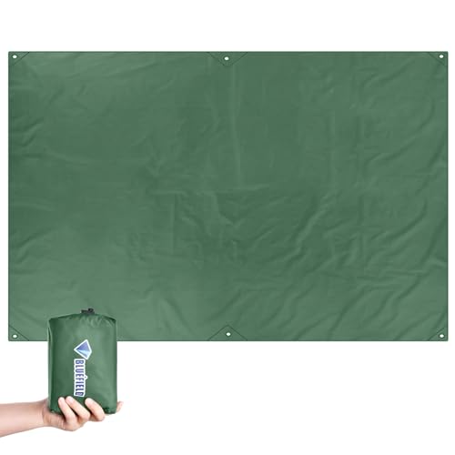 01グリーン 240x220 CM *【素材】- 210D引き裂く防止のオックスフォードを採用し、高耐水加工が施されており、耐水圧は3000ｍｍに達します。補強されたコーナーとダブルシームエッジで、マ