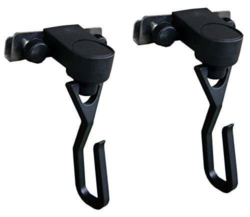すだれハンガー2 本体サイズ・・・約6*10*4.9cm(1個)*2 本体:ナイロン樹脂 取付金具:ステンレス 生産国:中国 耐荷重:1セットあたり2kg