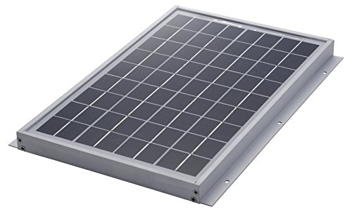 GWSOLAR 太陽光パネル 10W 厚み1.8cm 表面取付けソーラーパネル、単結晶PERC太陽電池、12ｖシステム 蓄電/キャンピングカー充電に最適、