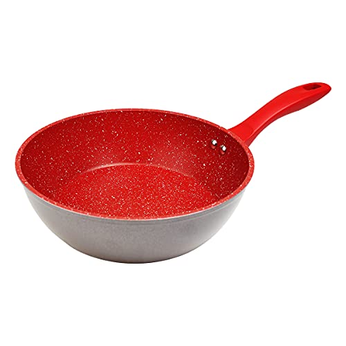 レッド 24cm サイズ:直径:24cm/ 深さ:約7cm 世界累計販売数760万枚突破 ※ 大人気「焦げ付きにくい」フライパンです。 ※2017年8月末メーカー調べ 6層構造のスーパーストーンコーテ