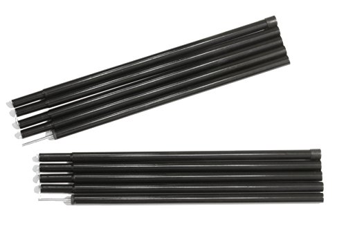 38cm*10節 （先端ポール2本・中央ポール6本・脚部ポール2本） 2*5本継ぎ 直径 ： サイドポール16mm 素材 ： スチール 重量： 900g