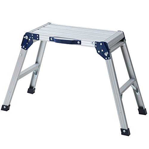 本体サイズ:幅99.5*奥行41*高さ60cm 本体重量:4.24kg 折畳み時サイズ:幅66*奥行41*高さ14.5cm 材質:アルミ 原産国:ベトナム 最大使用荷重:100kg 天板サイズ:幅60