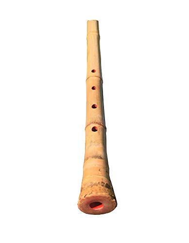 桂竹 真竹（桂竹）で作った尺六 １尺6寸管です（約49.5cm) 内径約：2.0cm 重さ約：240g 尺六専用袋付き 生産国：日本 材質は音の良い真竹で、先端は竹の根を模した曲管になっています。 歌