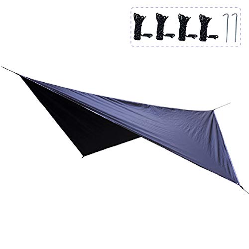 ひし形2 - ブラック 360ｘ290cm *【製品仕様】-「サイズ 」：360*290cm（対角線）、収納サイズ：20*15*9cm；「材質」：210T格子柄生地；「タイプ」：ひし形 ；「セット内容