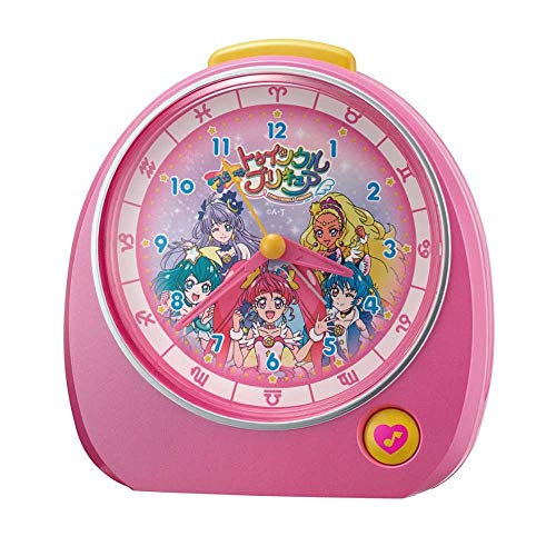 サイズ: 13.2*13.7*8.4cm 使用電源:単3型*2本 アラーム:プリキュア音声2種類(変身シーン) ムーブメント:クオーツ 秒針:ステップ秒針
