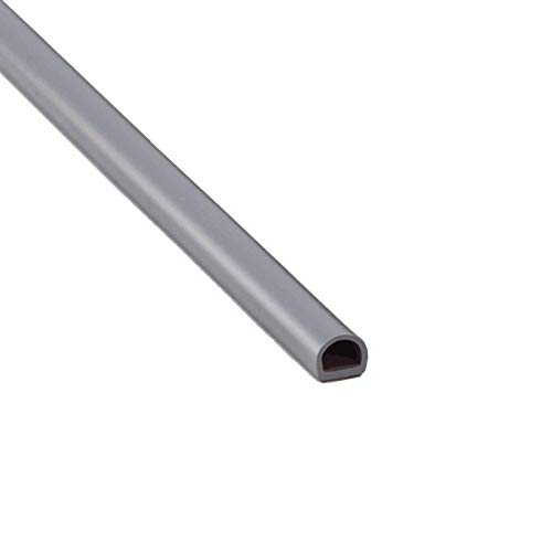 グレー 9mm*4mm*6M 【高品質の材質】AMXIKIN-当社の製品は、耐摩耗性、耐熱性、弾力性に優れた高密度シリコーン素材で作られています。市場に出ている他のほとんどの製品は発泡製品（EPDM）