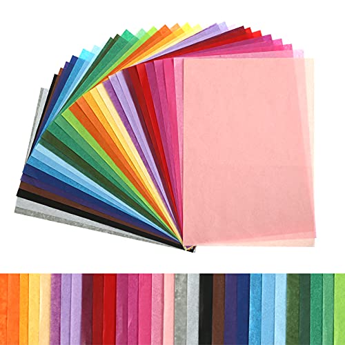 サイズ：20x29cm(A4判) 入数：300枚、30色 ラッピングペーパー・花紙・緩衝材・インナーラップなどにいろんな使える薄葉紙です。 ギフトにはカラフルで透け感もあり、ギフトをより魅力的に演出す